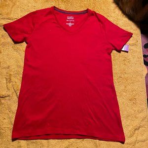 Croft & Barrow Red Tee